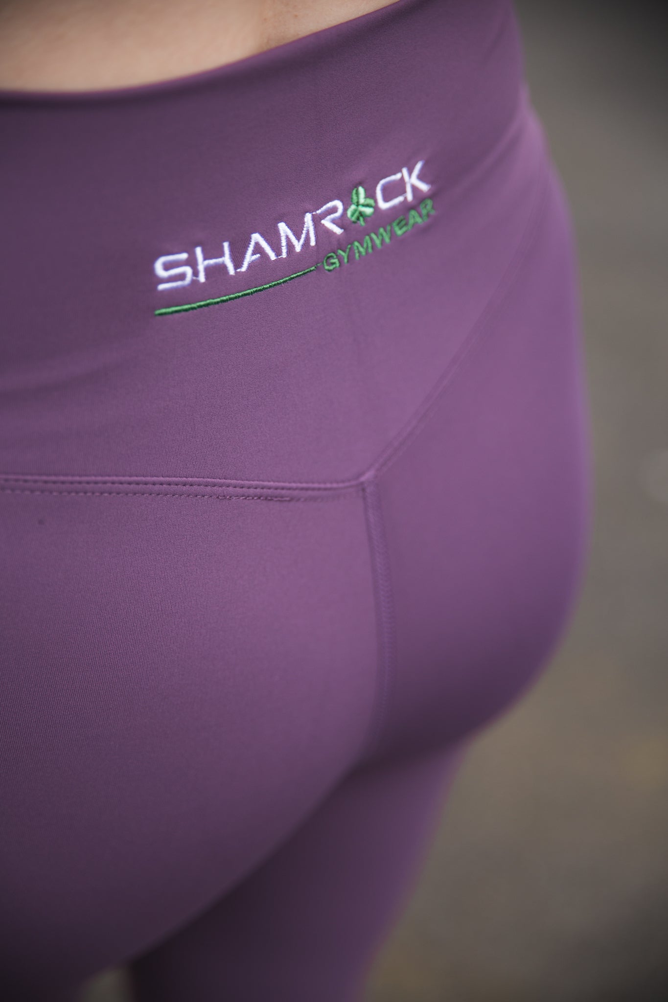 Shamrock Naked-feel Leggings -  Mulberry/Mauve