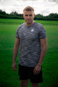 Shamrock space dye performance t-shirt