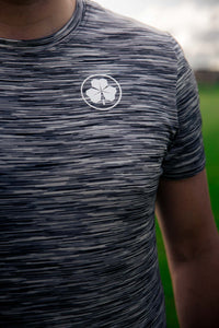 Shamrock space dye performance t-shirt