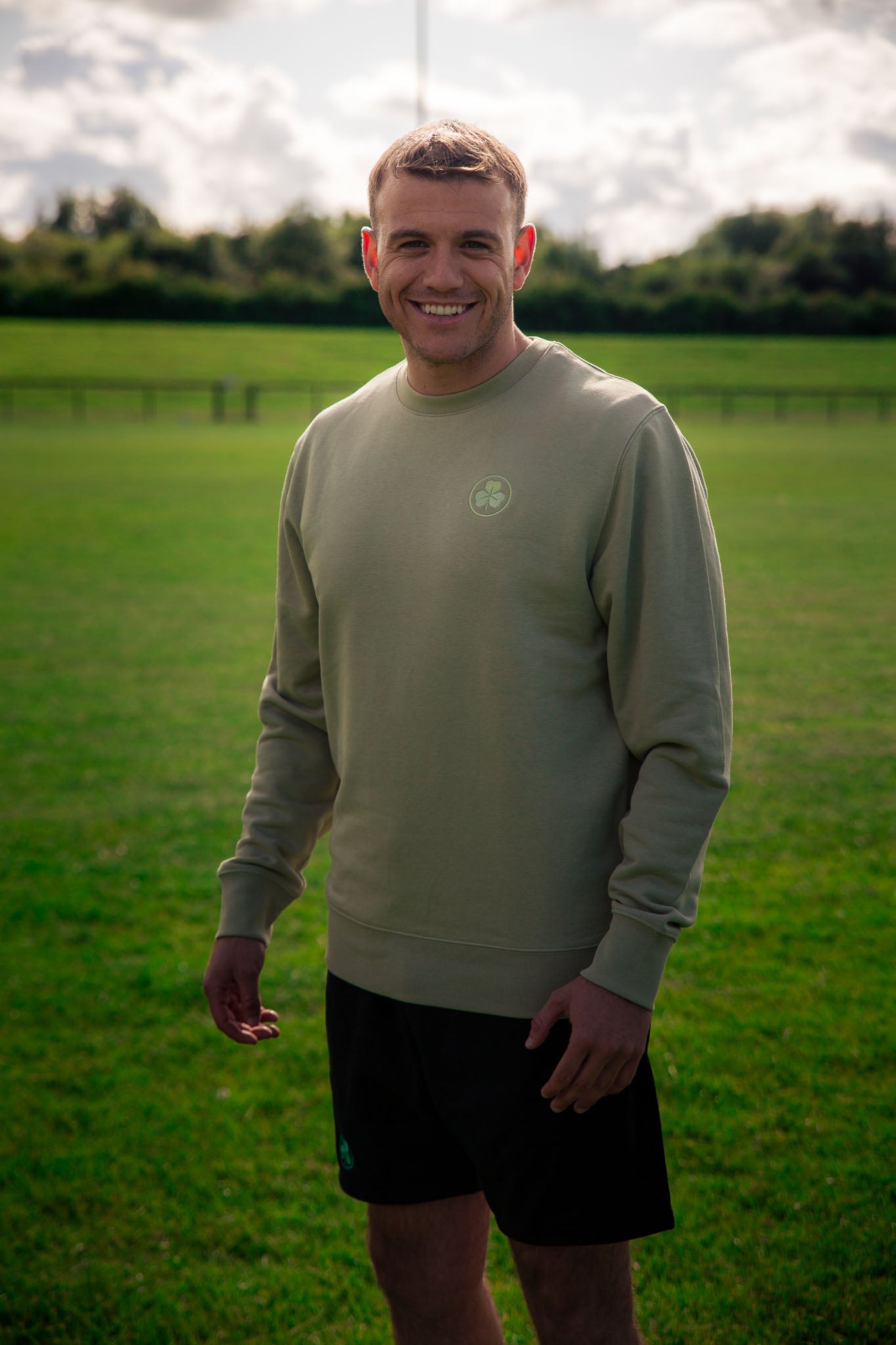 Shamrock Unisex Sage sweatshirt