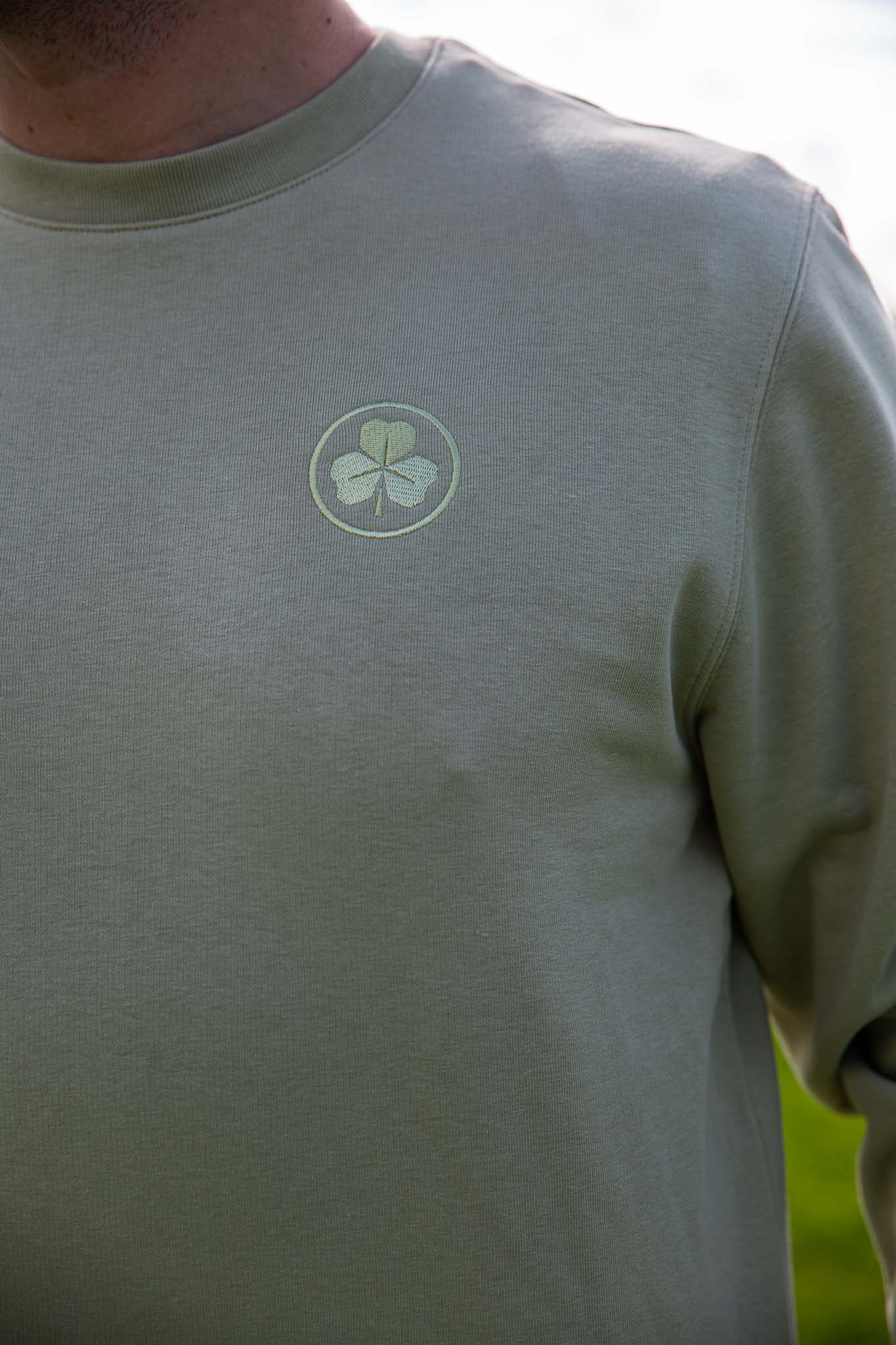 Shamrock Unisex Sage sweatshirt