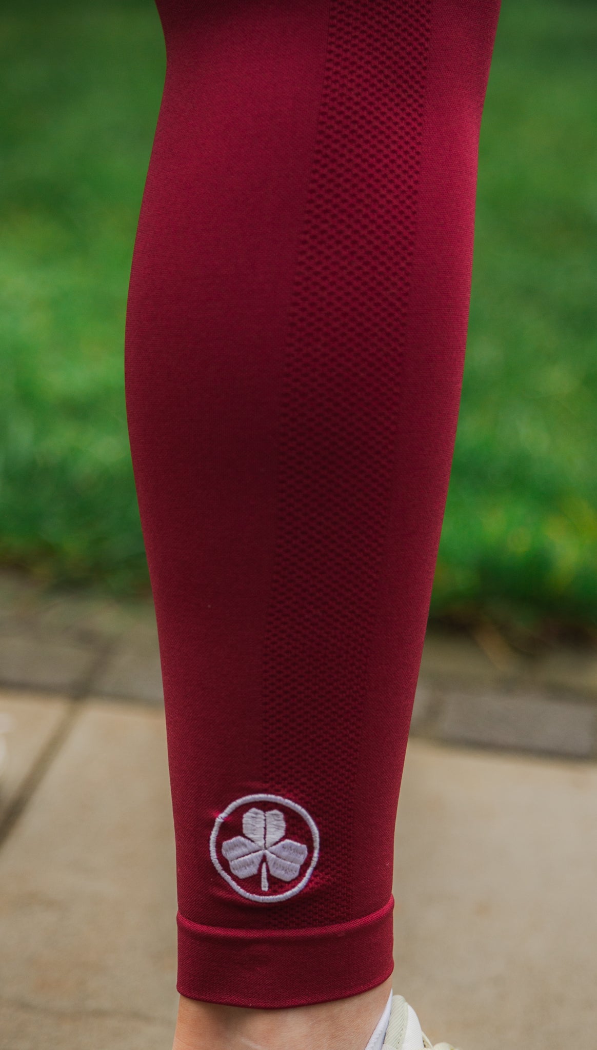 Shamrock Scrunch Bum Leggings - Raspberry