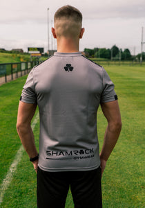 Shamrock Grey/Black Short Sleeve Top