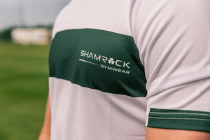 Shamrock Green/White Short Sleeve Top
