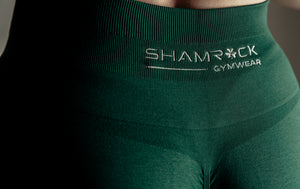 Shamrock Womens Green Scrunch-Bum Leggings